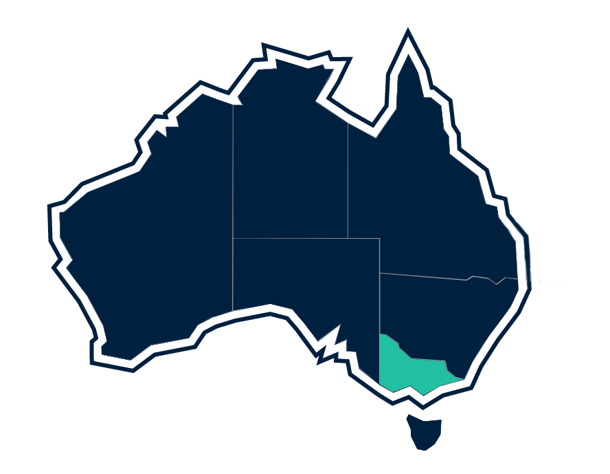 Map Austalia - Victoria